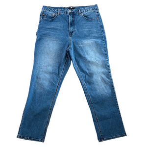 Frye Ankle Cropped Straight Leg Jeans Woman’s Size 16/34 High Rise